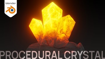 Procedural Crystal Material in Blender 3 - EASY!