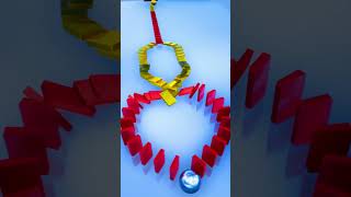 Ball Run & Domino Animation like c4d4u and s3dv