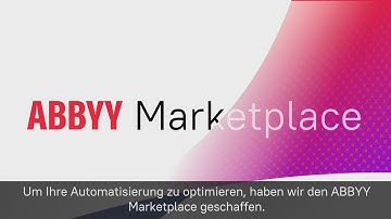 ABBYY Marketplace – Einfache Nutzung von Vantage-Skills und -Assets
