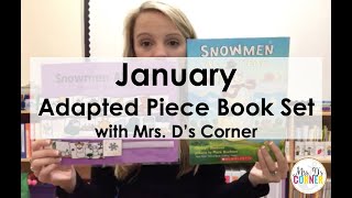January Adapted Books for Special Education | Interactive APBS + Storytime