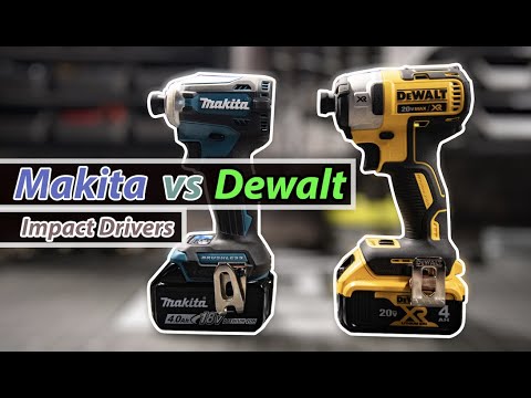 Behoren ZuidAmerika isolatie Makita vs. Dewalt (Impact Drivers) - YouTube