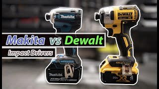 Makita vs. Dewalt (Impact Drivers)