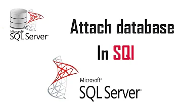 How do you attach a database file?