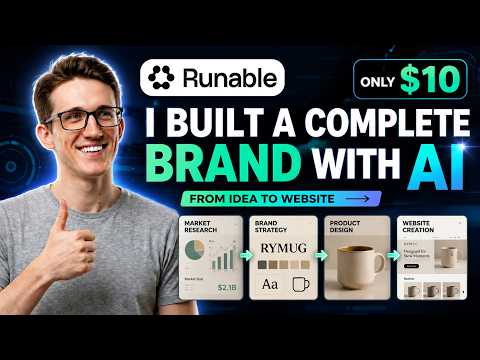 Thumbnail for Build a Brand From Scratch With AI | Runable AI Agent Full Workflow