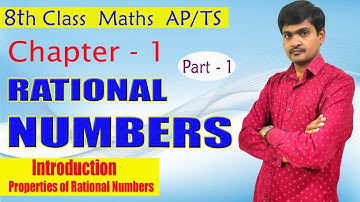 Rational Numbers Part- 1 I Class 8 I Concepts I Properties of Rational numbers I Ramesh Sir Maths