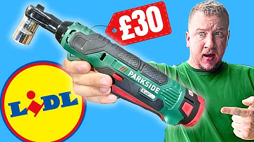 Wij hebben de goedkope 12V Parkside hoekratelsleutel van Lidl getest!