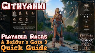 Baldur's Gate 3 Playable Race Guide to Githyanki in 5th Edition D&D