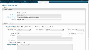 Phire CMS : Multiple Sites