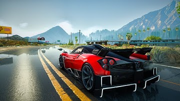 Gta 5 RTX 3060 Ti Real Life Ultra Graphics | Realism Beyond Ray Tracing | Pagani Imola