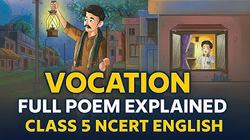 Vocation | Class 5 English | Santoor Chapter 9 | NCERT | Full Poem in One Shot