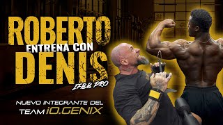 Roberto entrena espalda con la nueva promesa del culturismo español Denis IFBB PRO