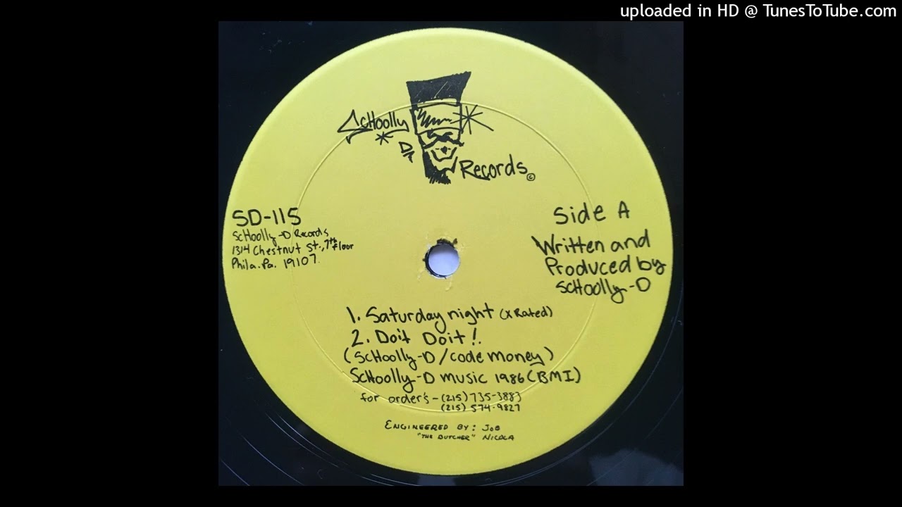 Schoolly D - Saturday Night (X-Rated Version) - YouTube