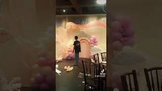 proses pembuatan dekorasi ulangtahun (kyla)  Bahan Styrofoam (Gabus) #dekorasi #dekorultah #gabus