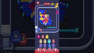 Pixel Flow level 485 Very Hard #games #gaming #gameplay #walkthrough 