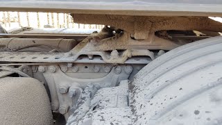 how to wash a dirty and filthy trailer dump truck? #pressure_washing #satisfying