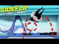 SIDEFLIP / SEITWÄRTSSALTO LERNEN & ÜBERWINDEN!  - Trampolin Sidetflip Tutorial!