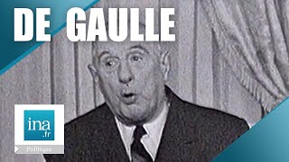 Charles de Gaulle, campagne présidentielle du second tour 1965 | Archive INA