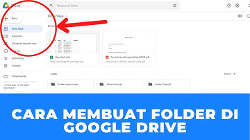 🔴 CARA MEMBUAT FOLDER DI GOOGLE DRIVE  - MEMBUAT FOLDER DI GOOGLE DRIVE UNTUK MENGUMPULKAN TUGAS