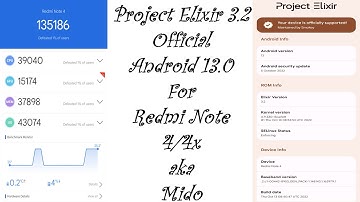 Project Elixir 3.2 Official Android 13.0 For Redmi Note 4/4x aka Mido