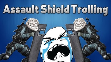 BO2: Trolling Little Kid with Double Assault Shields!