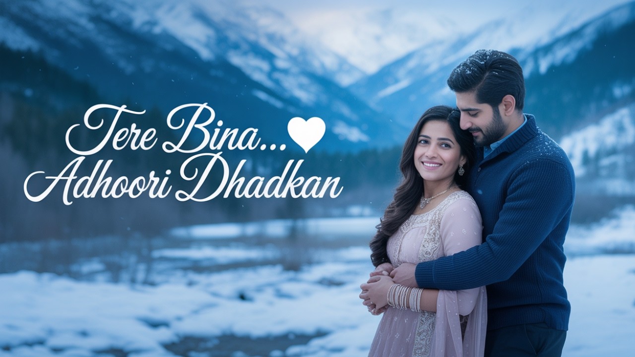 Tere Bina Adhoori Si Dhadkan 💞 | New Hindi Love Song 2025