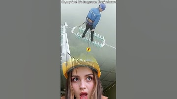 The Scaffolding of Society: Sky Workers Risking It All #dangerous jobs #China workers #High-altitude