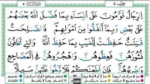 سورة النساء بالحدر ورش للشيخ ياسين الجزائري