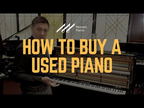 Video: Buying A Used Piano