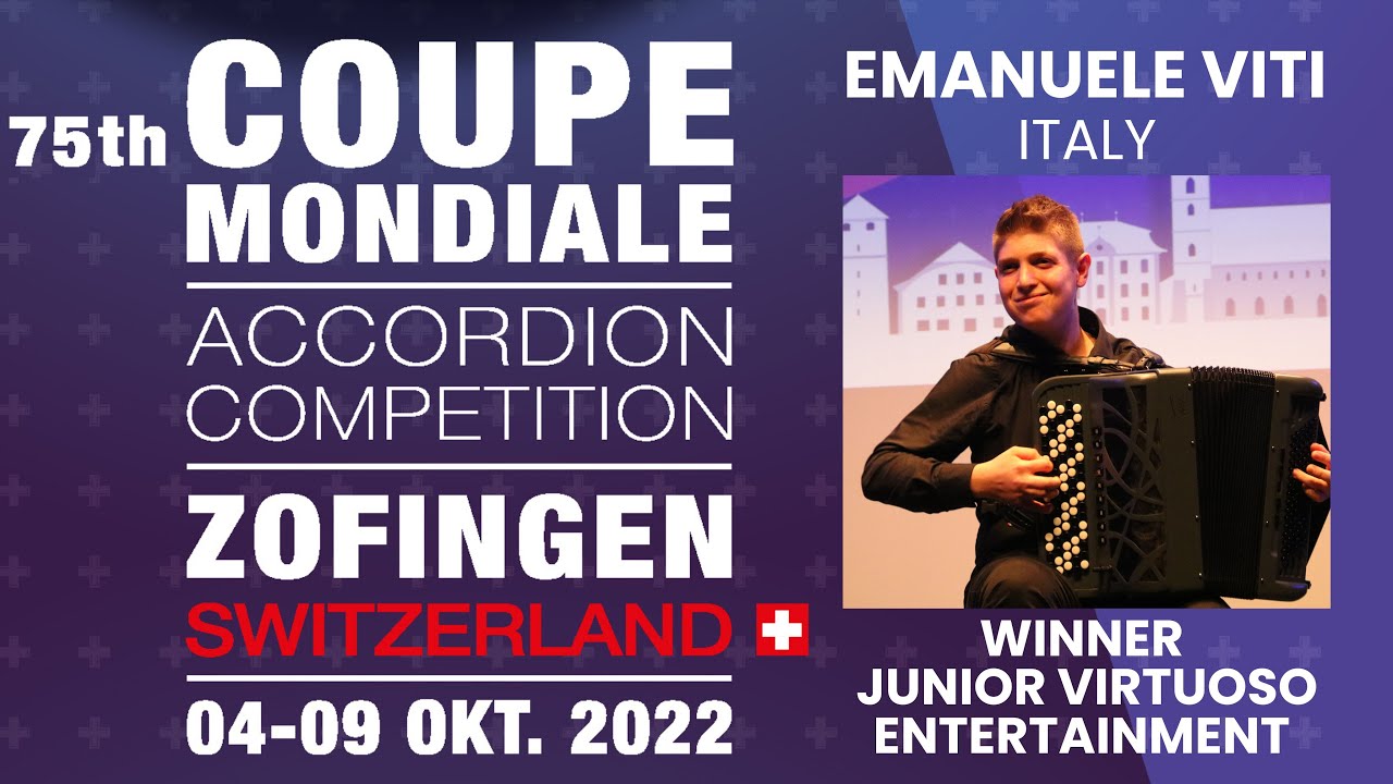 Emanuele Viti performs Solenzara - Junior Virtuoso Entertainment Champion 2022 - 75th Coupe Mondiale
