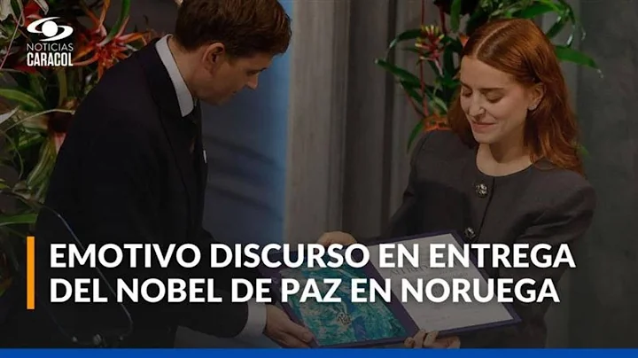 Emotivo discurso de Ana Corina Sosa, hija de María Corina Machado, en ceremonia del Nobel de Paz