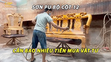 Để sơn một bộ ghế cần bao nhiêu dầu PU|HAP-Sơn PU Đồ Gỗ