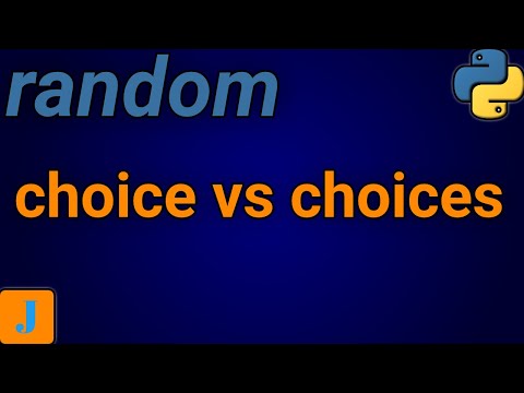 random choice vs choices