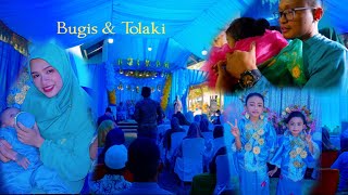 Tradisi sunatan anak perempuan Bugis||Acara keluarga di konsel Sulawesi tenggara (Aqiqah Keponakan)