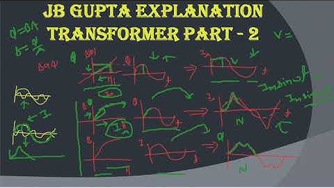 Transformer jb gupta explanation, jb gupta discussion, transformer mcq explanation from jb gupta