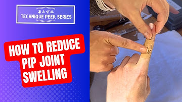 Use Kinesiology Tape to Reduce Swelling Over PIP Joint | Technique Peek Series