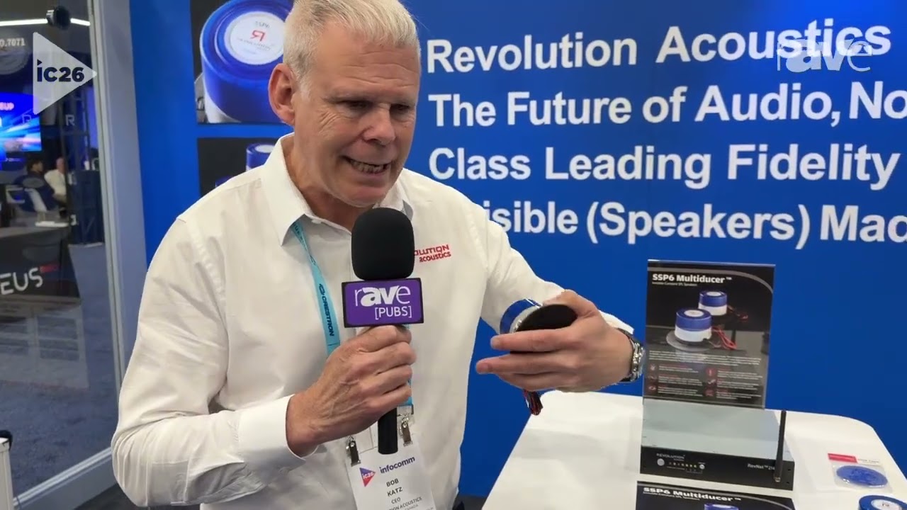 InfoComm 2026: Revolution Acoustics Explain SSP6 Multiducer Transducer