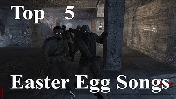TOP 5 EASTER EGG SONGS IN COD ZOMBIES