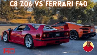 Ferrari F40 vs C8 Z06: Deep Look