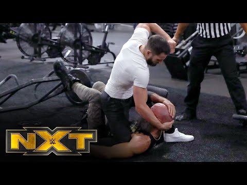 Tommaso Ciampa and Johnny Gargano brawl in the WWE Performance Center: WWE NXT, March 11, 2020