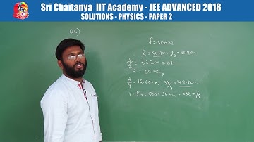 JEE ADVANCED 2018 PHYSICS PAPER 2