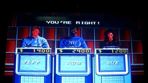 Jeopardy! SNES Gameplay 1 (Third and Final Redemption) Part 3
