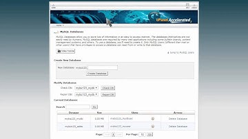 How to repair a MySQL database in cPanel