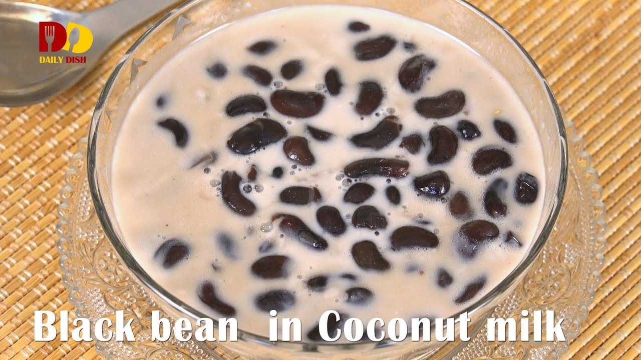 Black Bean in Coconut Milk | Thai Dessert | Gang Buad Tua Dam | แกงบวดถั่วดำ