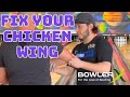How to fix your chicken wing in bowling  tips with jr and cody