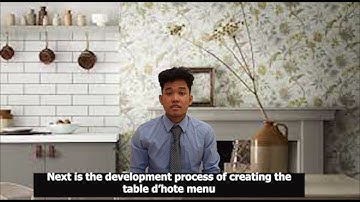 VIDEO PRESENTATION : Menu Design & Engneering HTF552 ( VARIOUS TYPE OF FOODSERVICE OPERATION MENU )