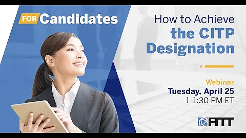 How to Achieve Your CITP designation