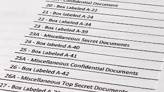 Trump's FBI search inventory reveals new details