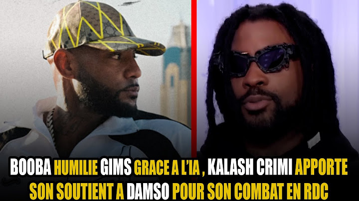 BOOBA ĦUMIŁI€ GIMS Grâce A L’IA , KALASH CRIMI Apporte SON SOUTIEN A DAMSO Pour Son CØMɃAT EN RDC