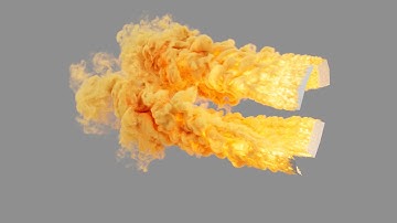 Cinema4D 2023.1 + Redshift Pyro Test Render 6