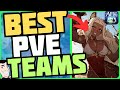 The top three pve progression teams  f2p  light spend  mega late game  afk journey